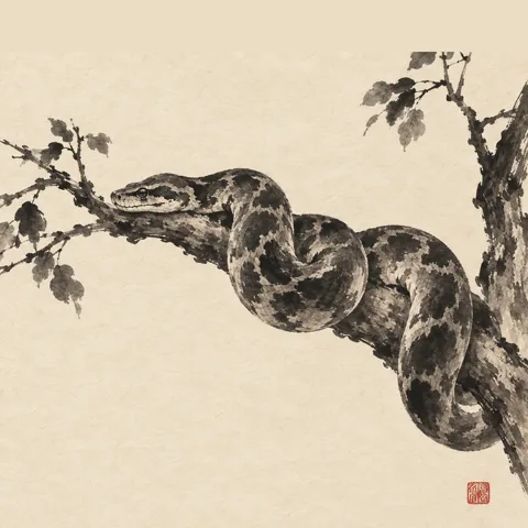 A large snake (gureongi) — Korean conception dream